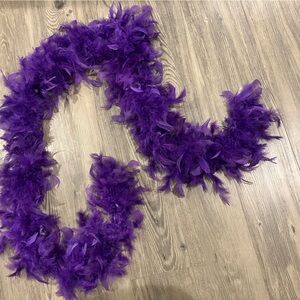 6ft Purple Feather Boa